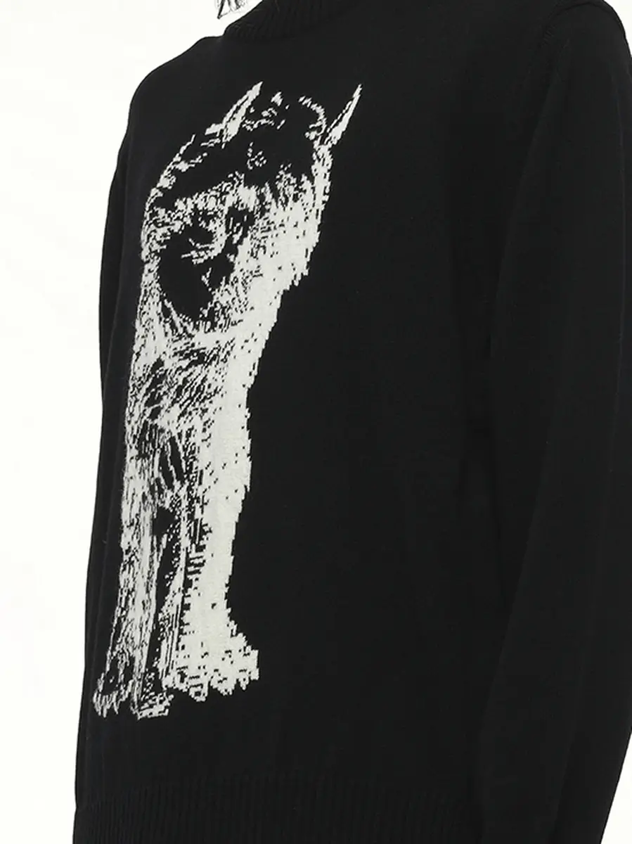 Sacai Where The Wild Things Are Wool Knit Pullover | Thumbnail 2 Sacai Where The Wild Things Are Wool Knit Pullover | Thumbnail 2