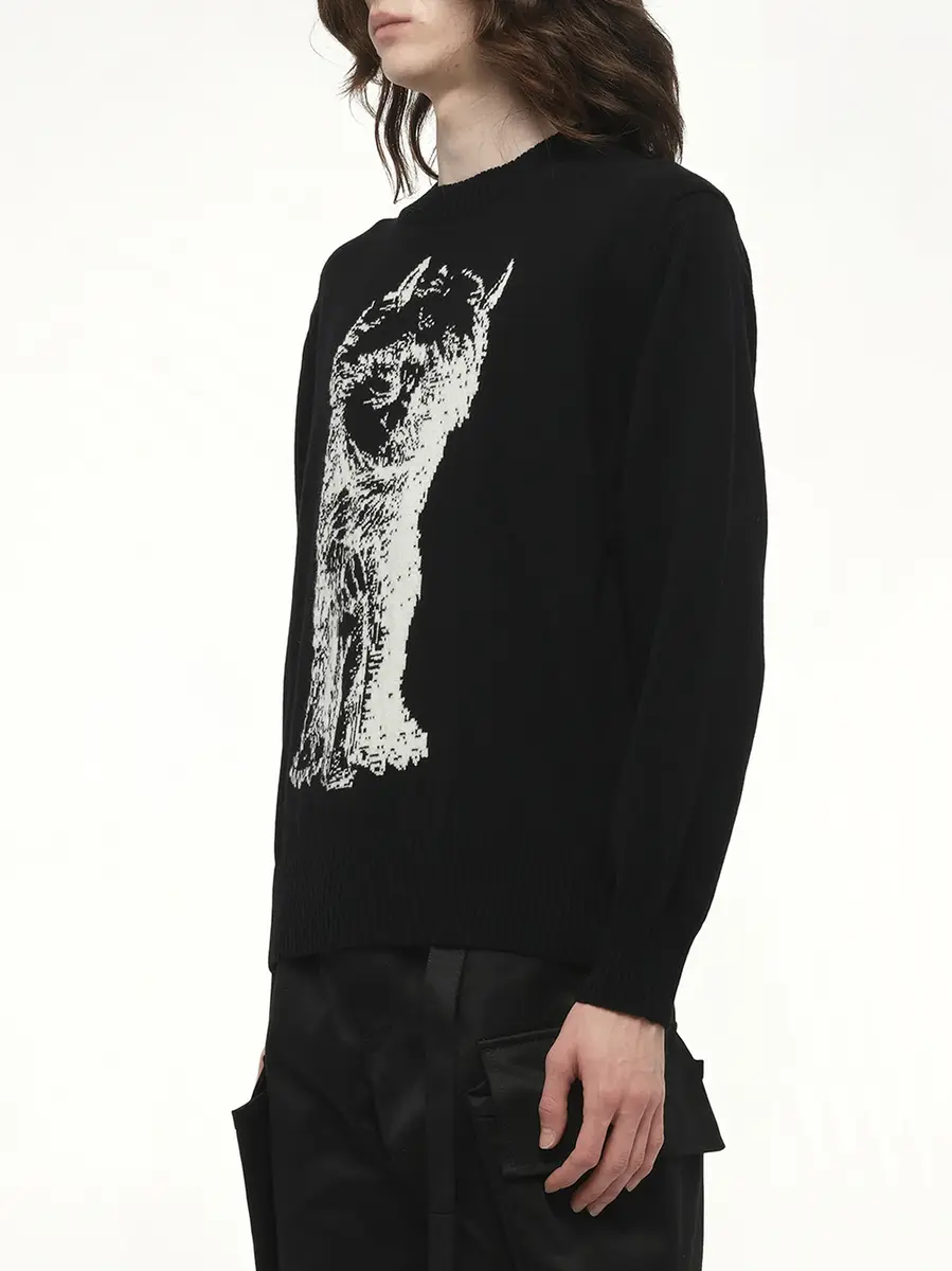 Sacai Where The Wild Things Are Wool Knit Pullover | Thumbnail 5 Sacai Where The Wild Things Are Wool Knit Pullover | Thumbnail 5