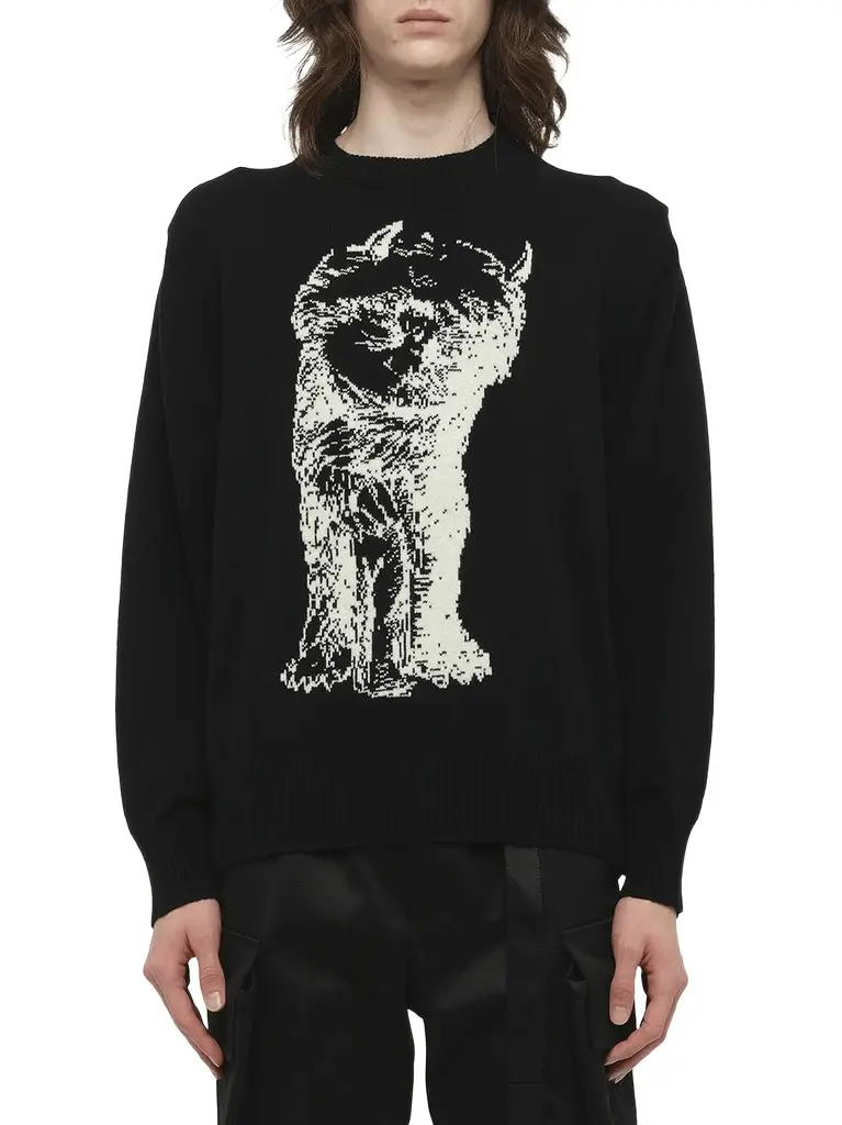 Sacai Where The Wild Things Are Wool Knit Pullover | Image 1 Sacai Where The Wild Things Are Wool Knit Pullover | Image 1