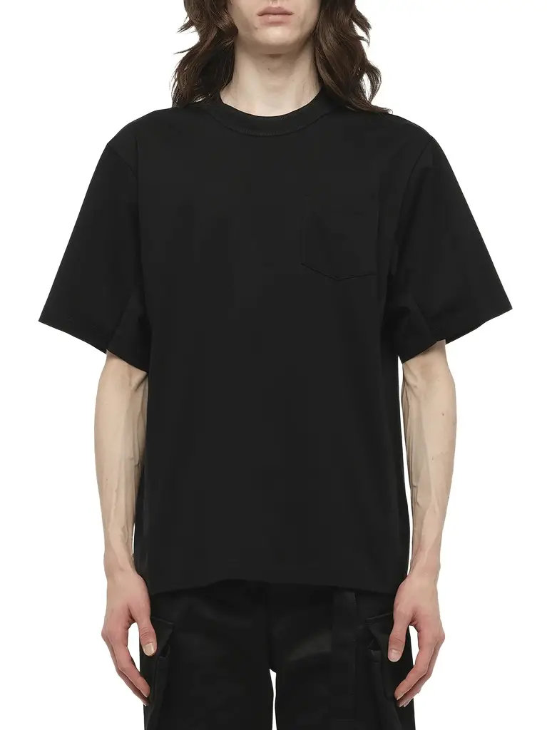 Sacai Suiting x Cotton Jersey T-shirt | Image 1 Sacai Suiting x Cotton Jersey T-shirt | Image 1