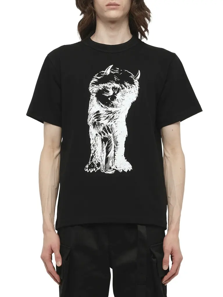 Sacai Where The Wild Things Are Monster T-shirt | Image 1 Sacai Where The Wild Things Are Monster T-shirt | Image 1