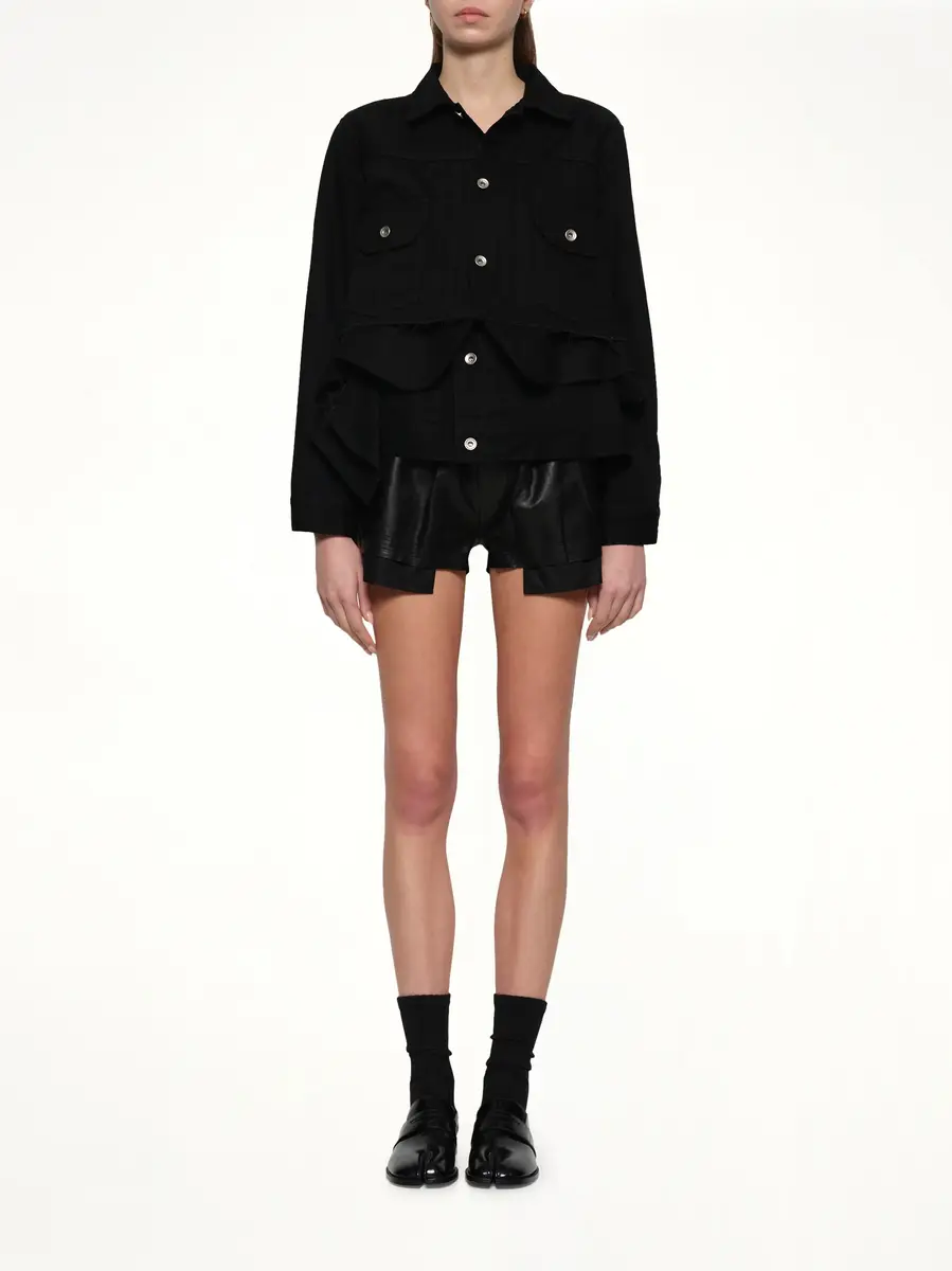 Sacai Denim x Wool Melton Jacket | Thumbnail 7 Sacai Denim x Wool Melton Jacket | Thumbnail 7