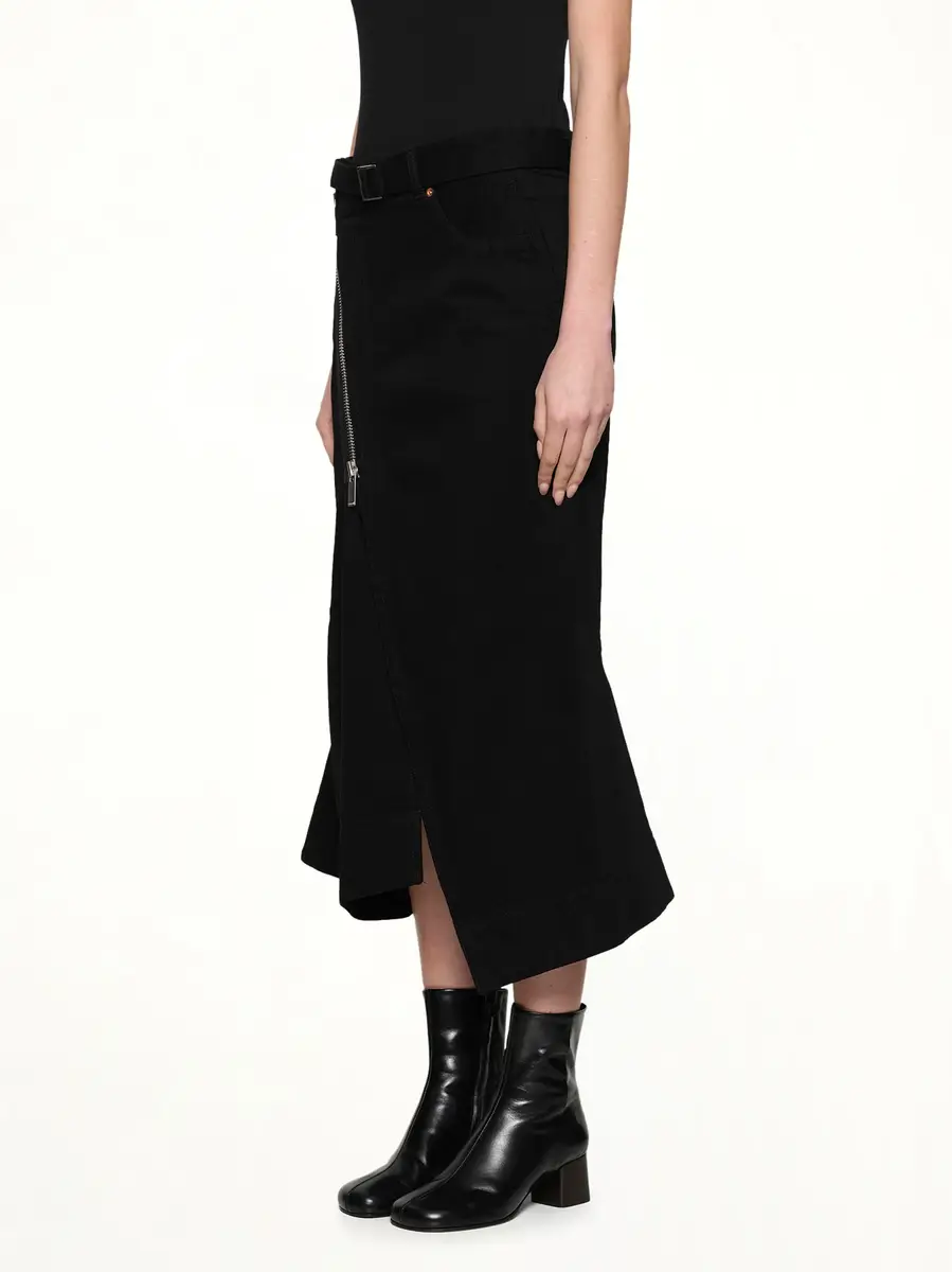 Sacai Side Zip Denim Skirt | Thumbnail 2