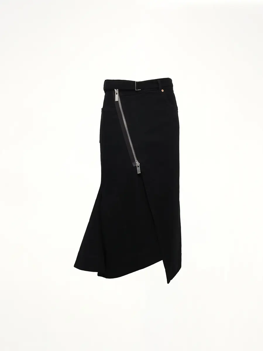 Sacai Side Zip Denim Skirt | Thumbnail 3