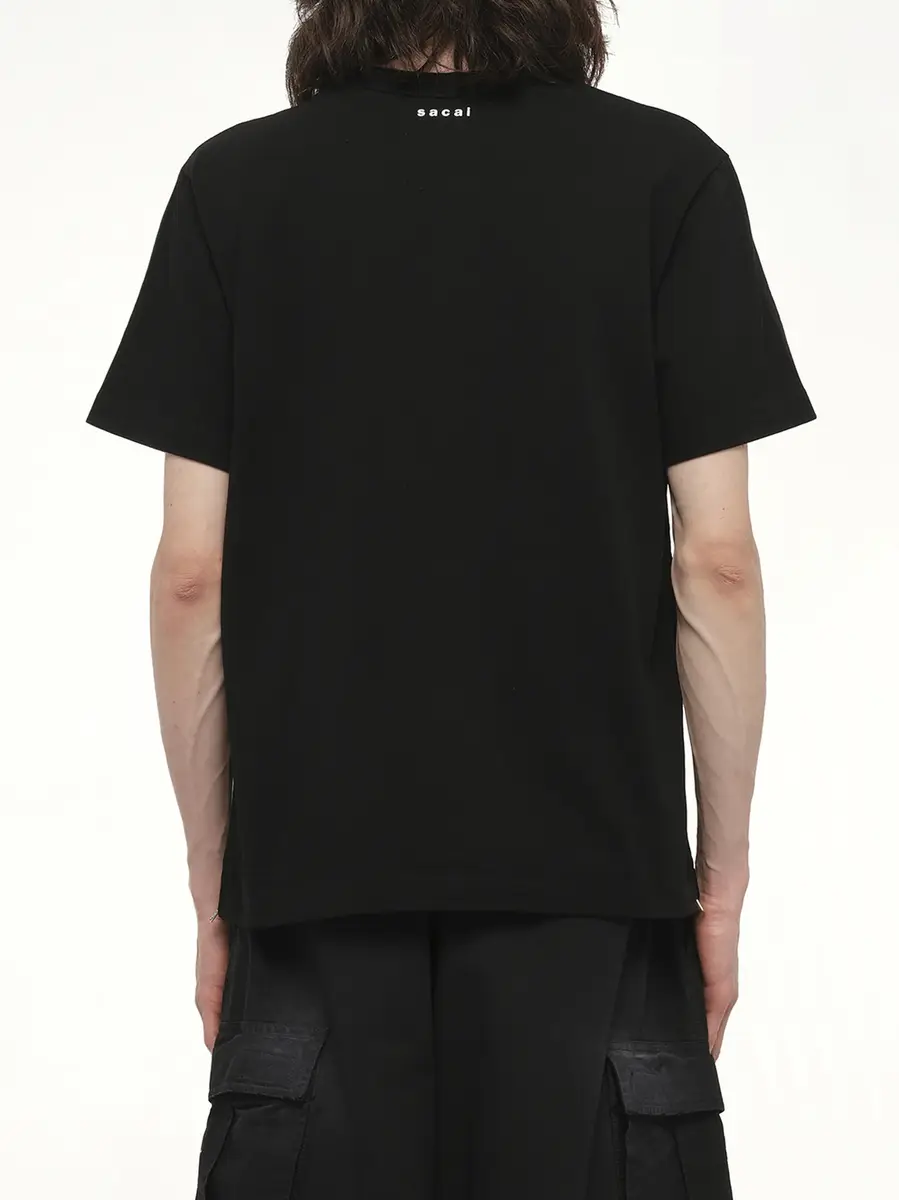 Sacai Side Zip Cotton T-shirt | Thumbnail 6 Sacai Side Zip Cotton T-shirt | Thumbnail 6