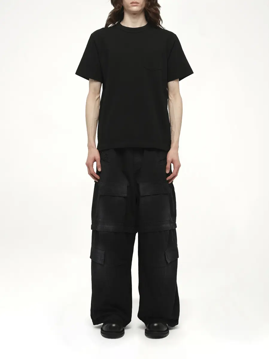 Sacai Side Zip Cotton T-shirt | Thumbnail 7 Sacai Side Zip Cotton T-shirt | Thumbnail 7