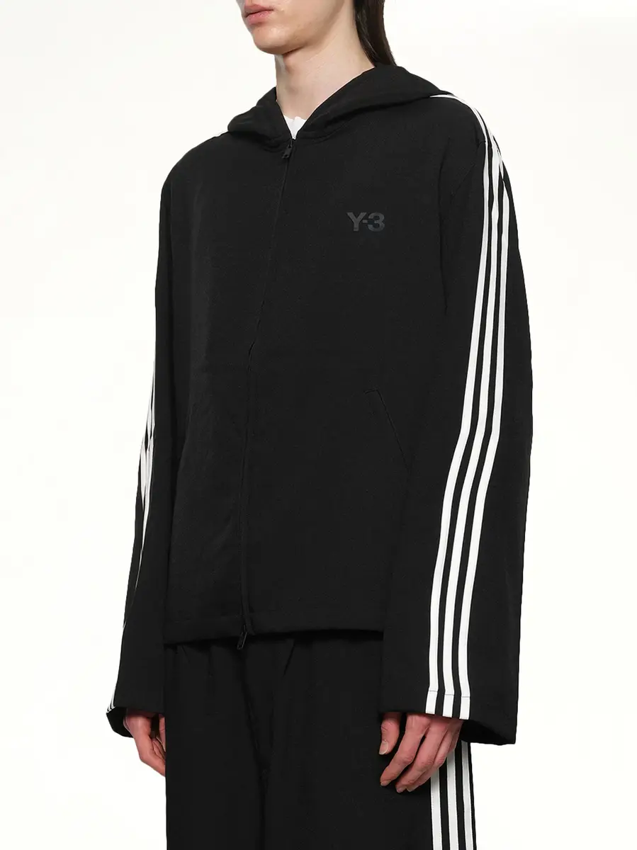 Y-3 Hooded Track Top 3-stripes | Thumbnail 2 Y-3 Hooded Track Top 3-stripes | Thumbnail 2