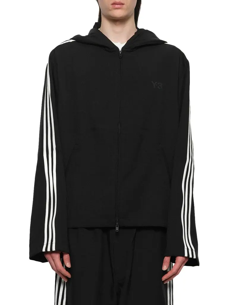Y-3 Hooded Track Top 3-stripes | Image 1 Y-3 Hooded Track Top 3-stripes | Image 1