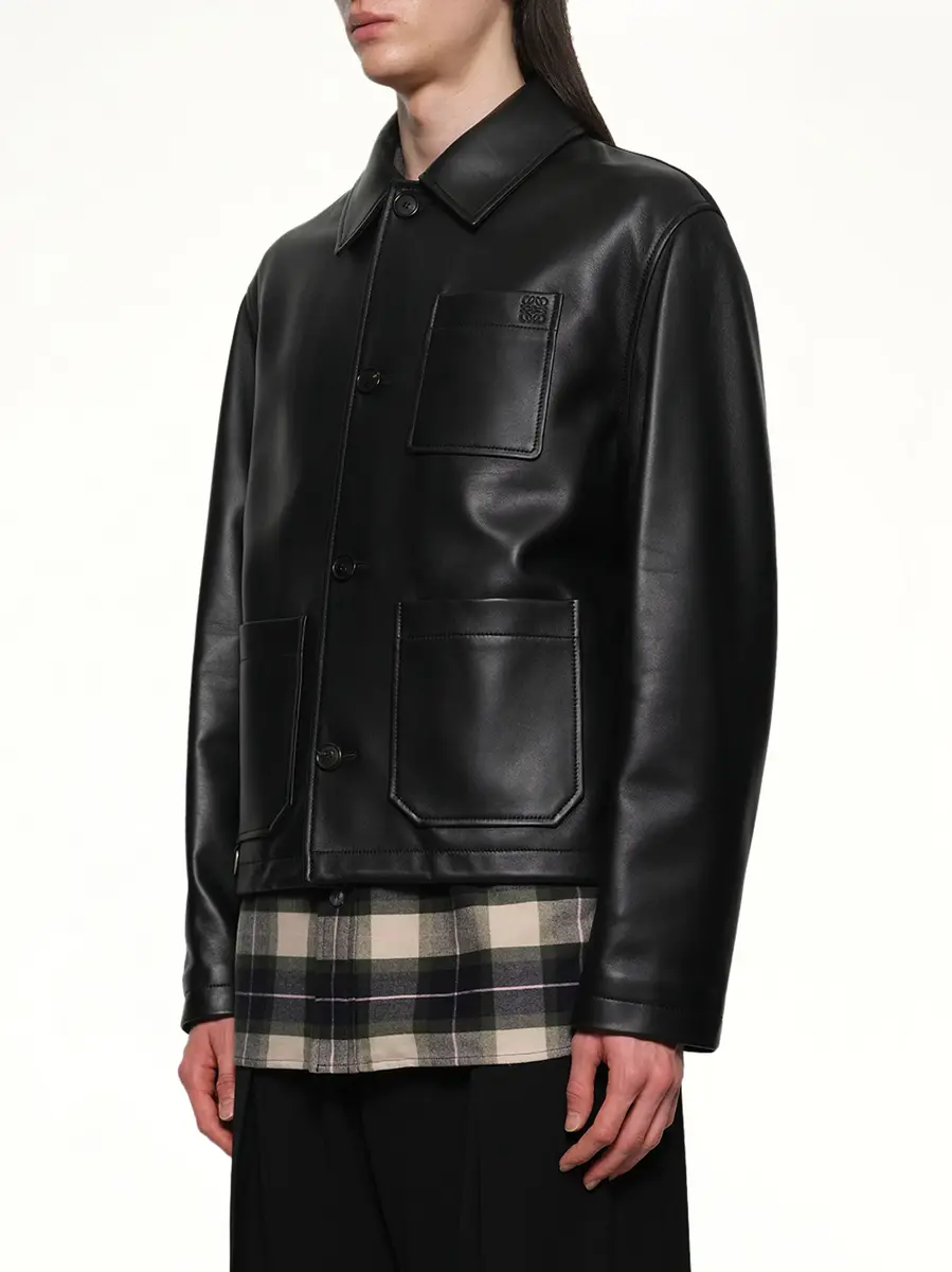 Loewe Leather Workwear Jacket | Thumbnail 2 Loewe Leather Workwear Jacket | Thumbnail 2