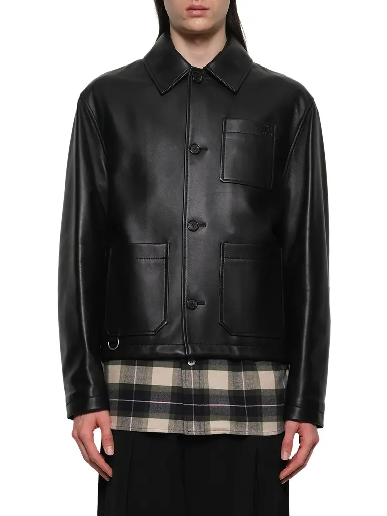 Loewe Leather Workwear Jacket | Image 1 Loewe Leather Workwear Jacket | Image 1