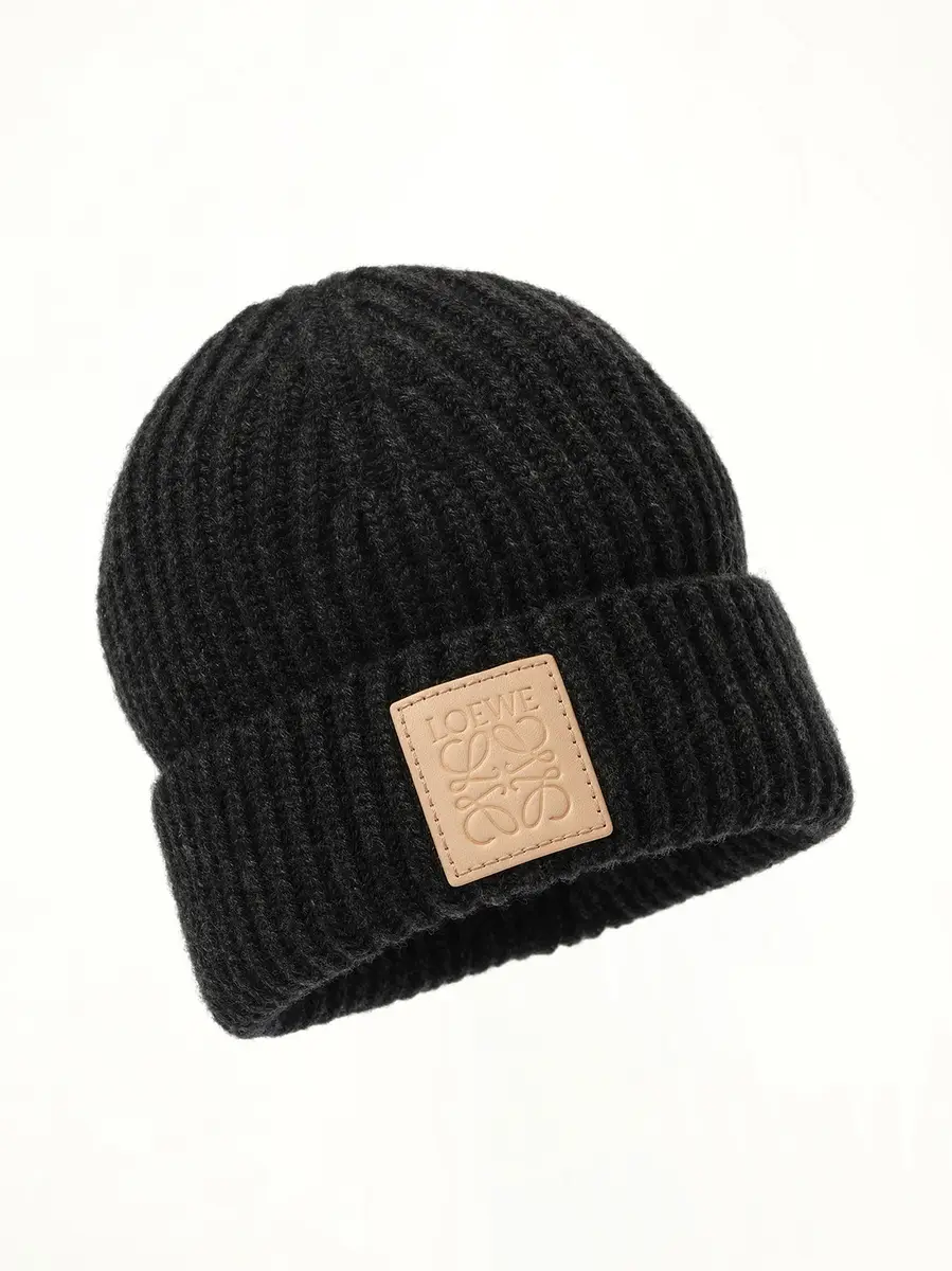 Loewe Leather Patch Beanie | Thumbnail 2 Loewe Leather Patch Beanie | Thumbnail 2