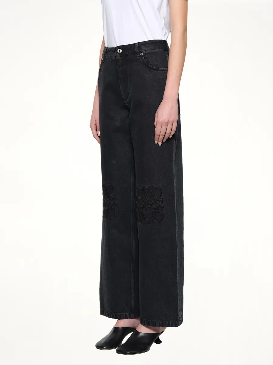 Loewe Anagram Baggy Tonal Jeans AF | Thumbnail 2 Loewe Anagram Baggy Tonal Jeans AF | Thumbnail 2