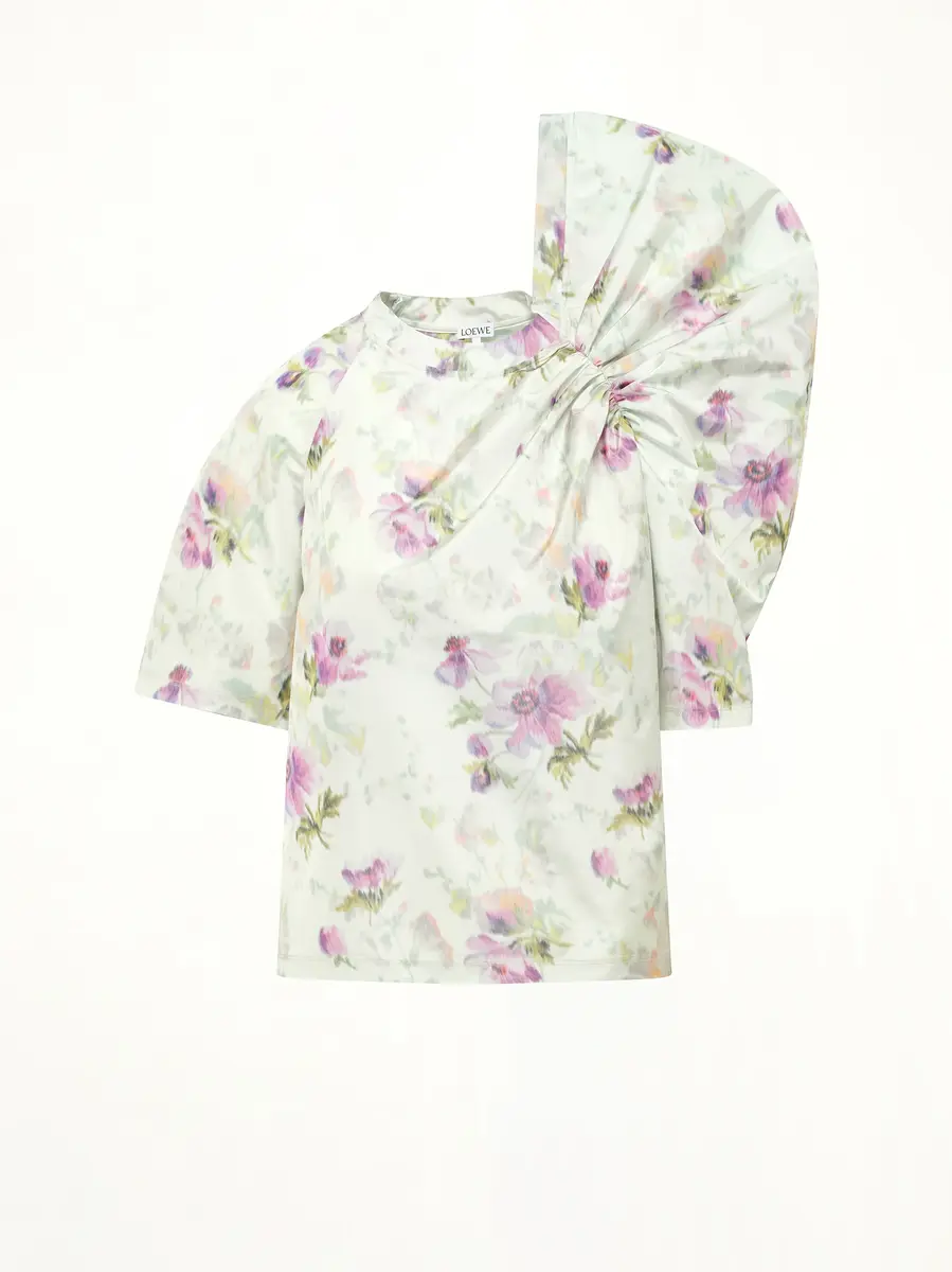 Loewe Draped Top in Light Blue/multicolour | Thumbnail 3 Loewe Draped Top in Light Blue/multicolour | Thumbnail 3