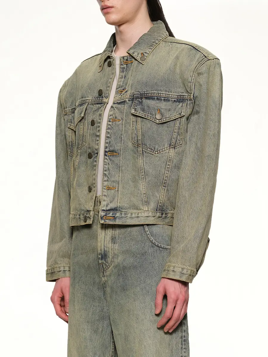 Entire Studios Shrunken Denim Jacket | Thumbnail 2