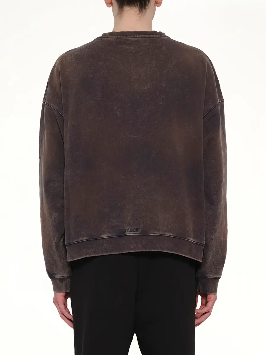 We11Done Teddy ID Sweatshirt in Charcoal | Thumbnail 5 We11Done Teddy ID Sweatshirt in Charcoal | Thumbnail 5
