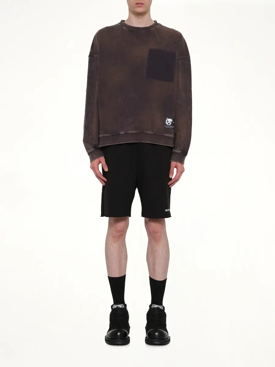 We11Done Teddy ID Sweatshirt in Charcoal | Thumbnail 7 We11Done Teddy ID Sweatshirt in Charcoal | Thumbnail 7