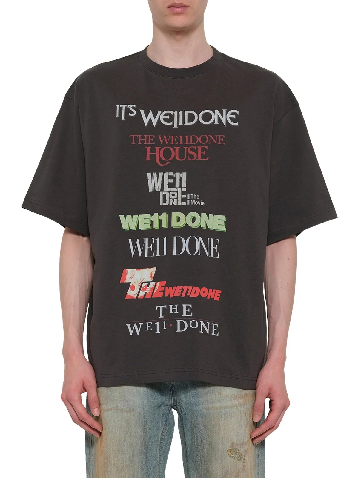 We11Done Multi Graphic Logo T-shirt