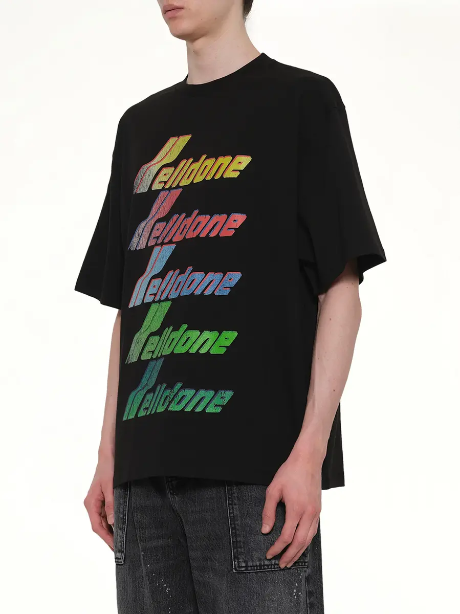 We11Done Multi Rainbow Logo T-shirt | Thumbnail 2
