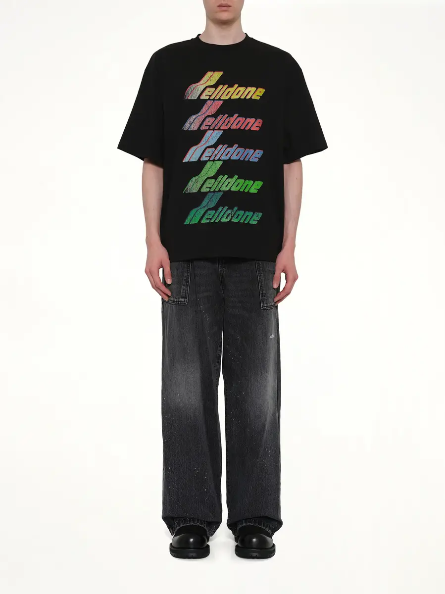 We11Done Multi Rainbow Logo T-shirt | Thumbnail 7