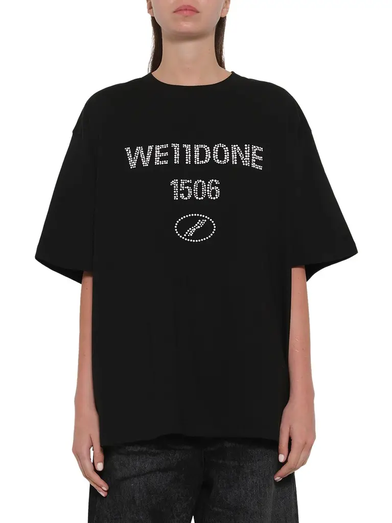 We11Done Washed Pearly Collegiate T-shirt | Image 1 We11Done Washed Pearly Collegiate T-shirt | Image 1