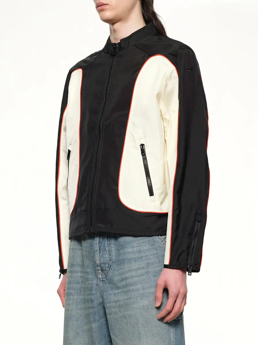Diesel J-blink-wrd Jacket in Black/white | Thumbnail 2