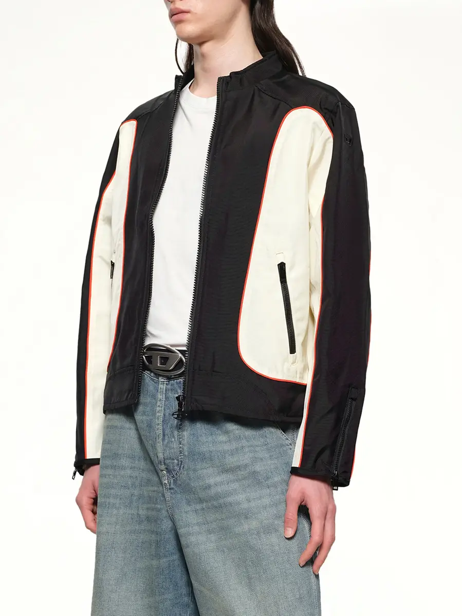 Diesel J-blink-wrd Jacket in Black/white | Thumbnail 6