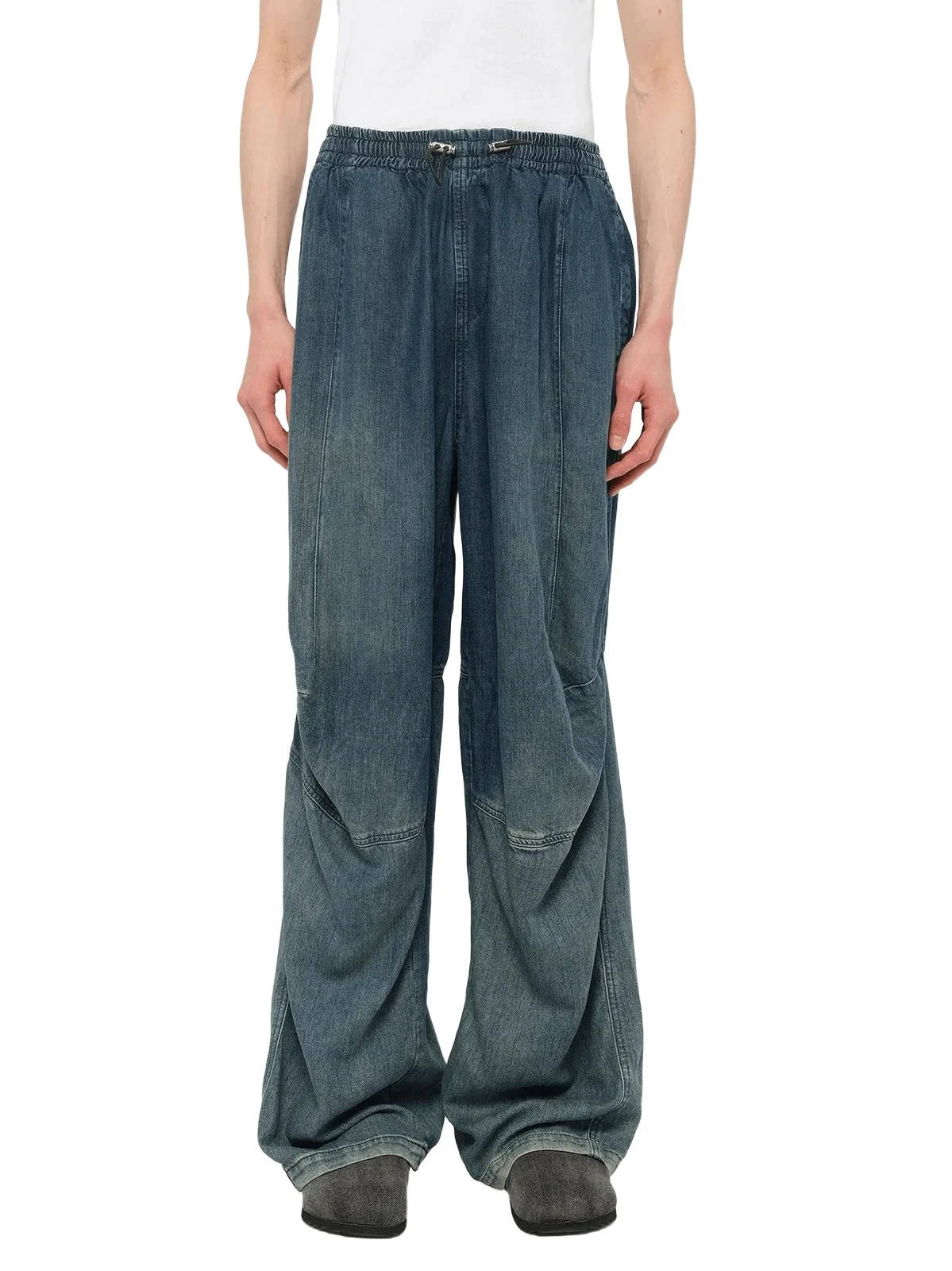 Diesel D-pari-s Relaxed Jeans in Light Blue