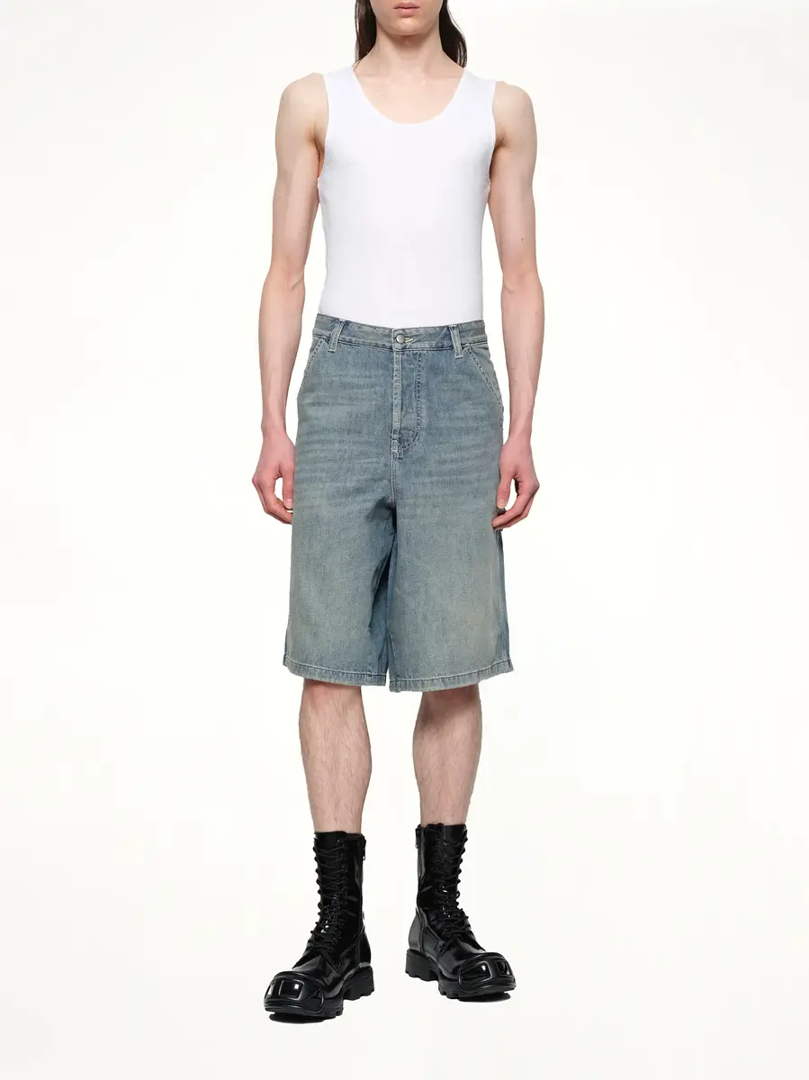 Diesel D-livery-w-short Denim Shorts in Light Blue | Thumbnail 4 Diesel D-livery-w-short Denim Shorts in Light Blue | Thumbnail 4