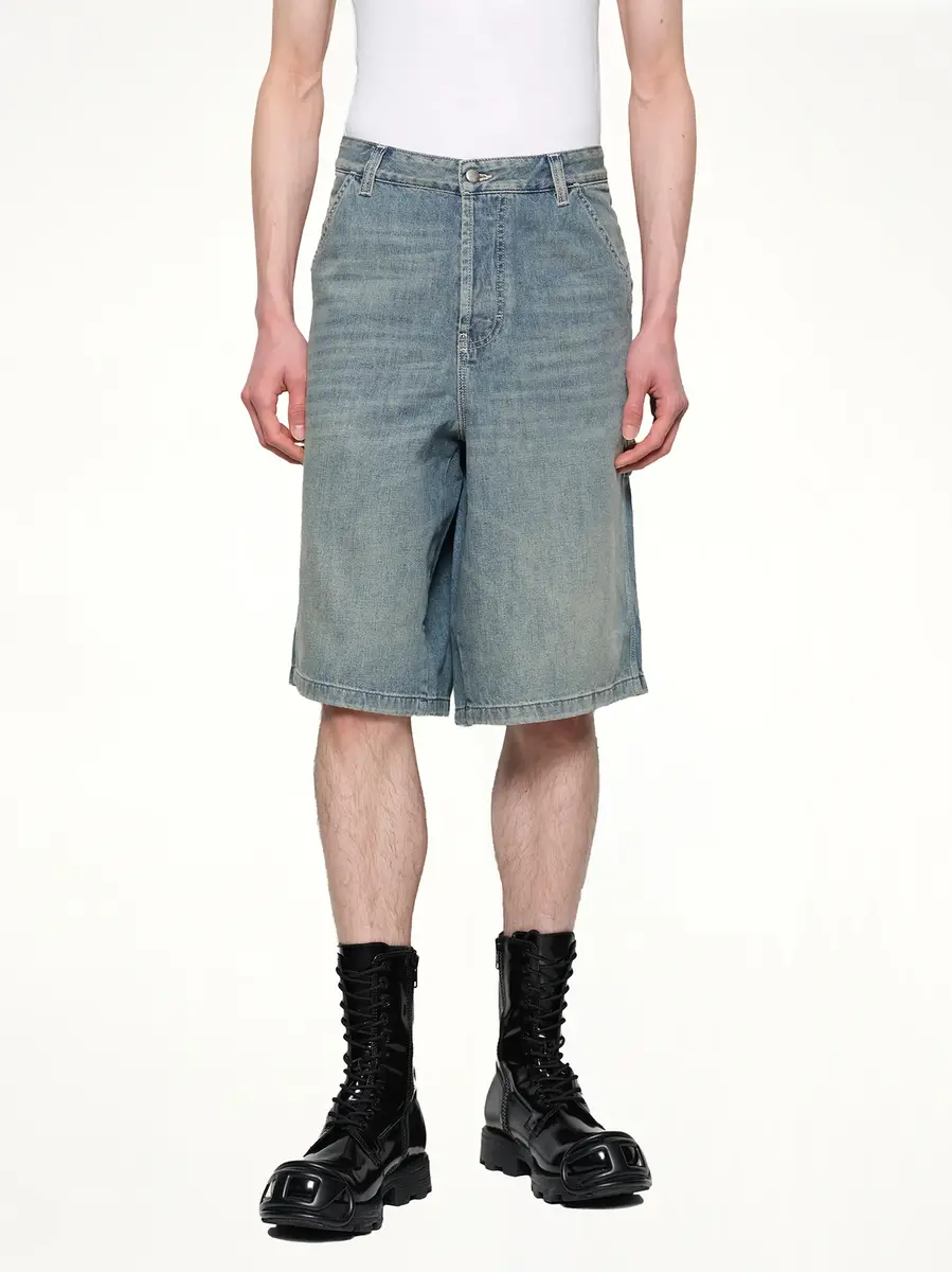 Diesel D-livery-w-short Denim Shorts in Light Blue | Thumbnail 6 Diesel D-livery-w-short Denim Shorts in Light Blue | Thumbnail 6