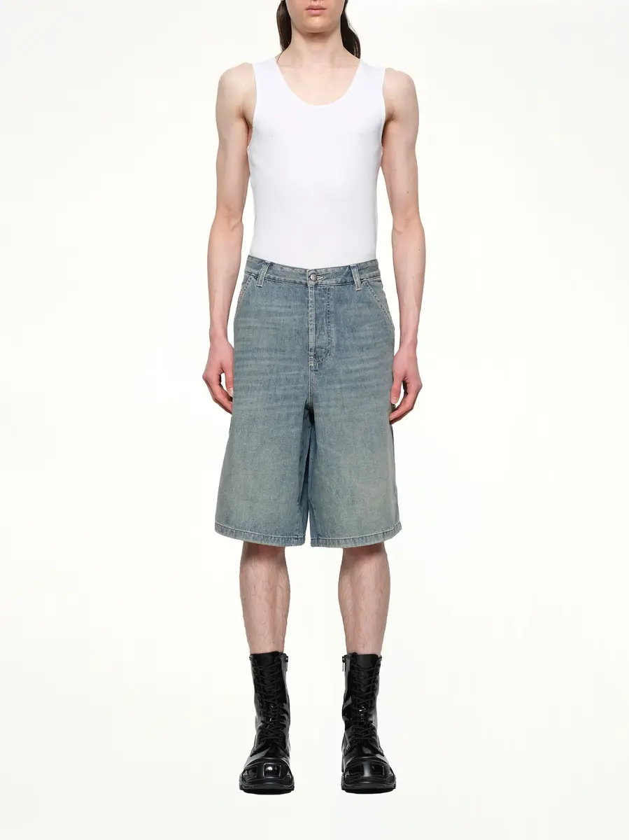Diesel D-livery-w-short Denim Shorts in Light Blue | Thumbnail 7 Diesel D-livery-w-short Denim Shorts in Light Blue | Thumbnail 7