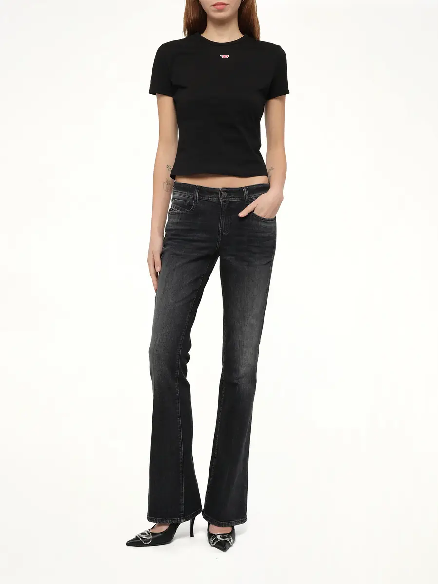 Diesel 1969 D-ebbey Bootcut Jeans in Black/dark Grey | Thumbnail 4 Diesel 1969 D-ebbey Bootcut Jeans in Black/dark Grey | Thumbnail 4