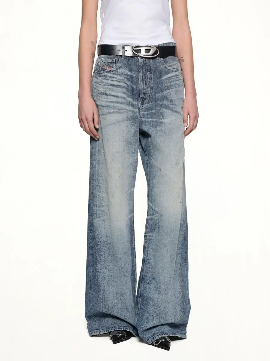 Diesel 1996 D-sire-fsh Wide Jeans | Thumbnail 6 Diesel 1996 D-sire-fsh Wide Jeans | Thumbnail 6