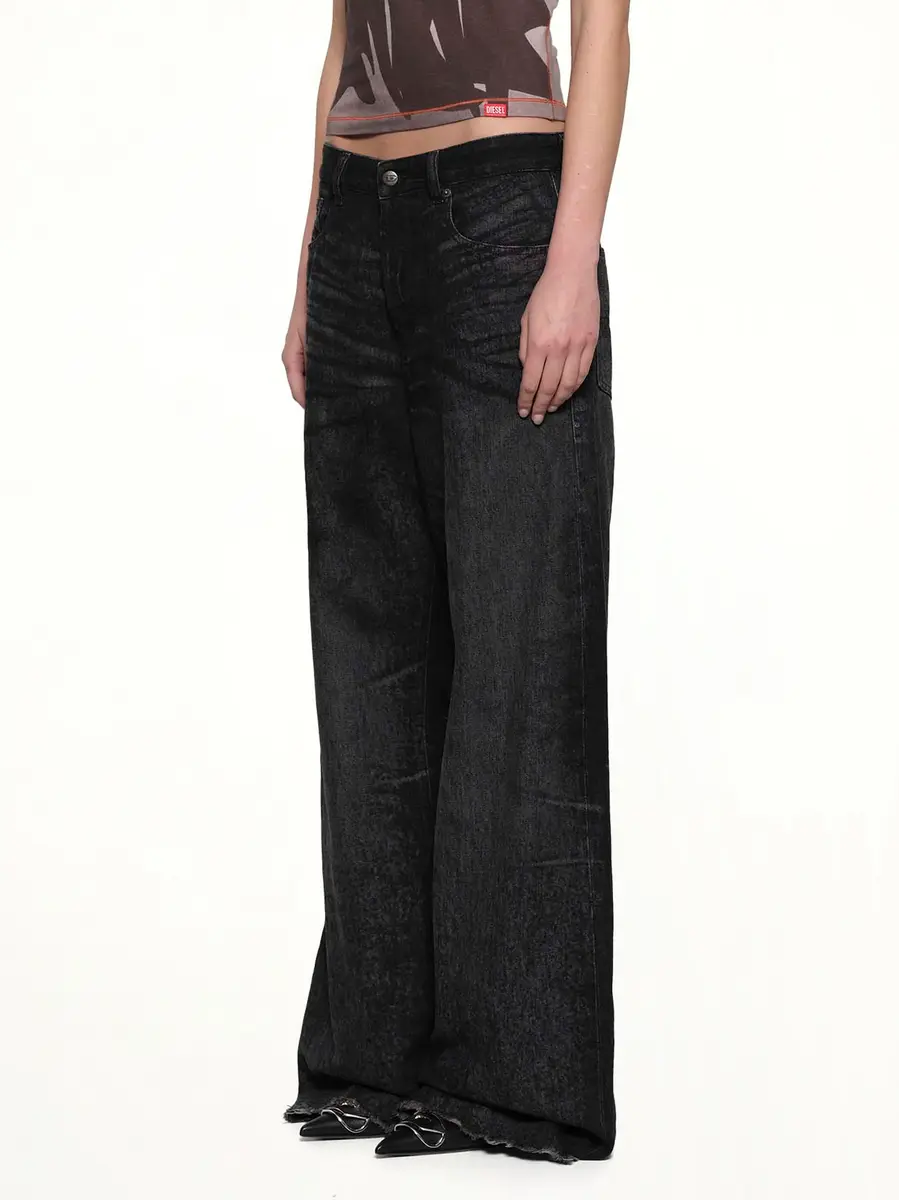 Diesel 1996 D-sire-fsh1 Wide Jeans | Thumbnail 2 Diesel 1996 D-sire-fsh1 Wide Jeans | Thumbnail 2