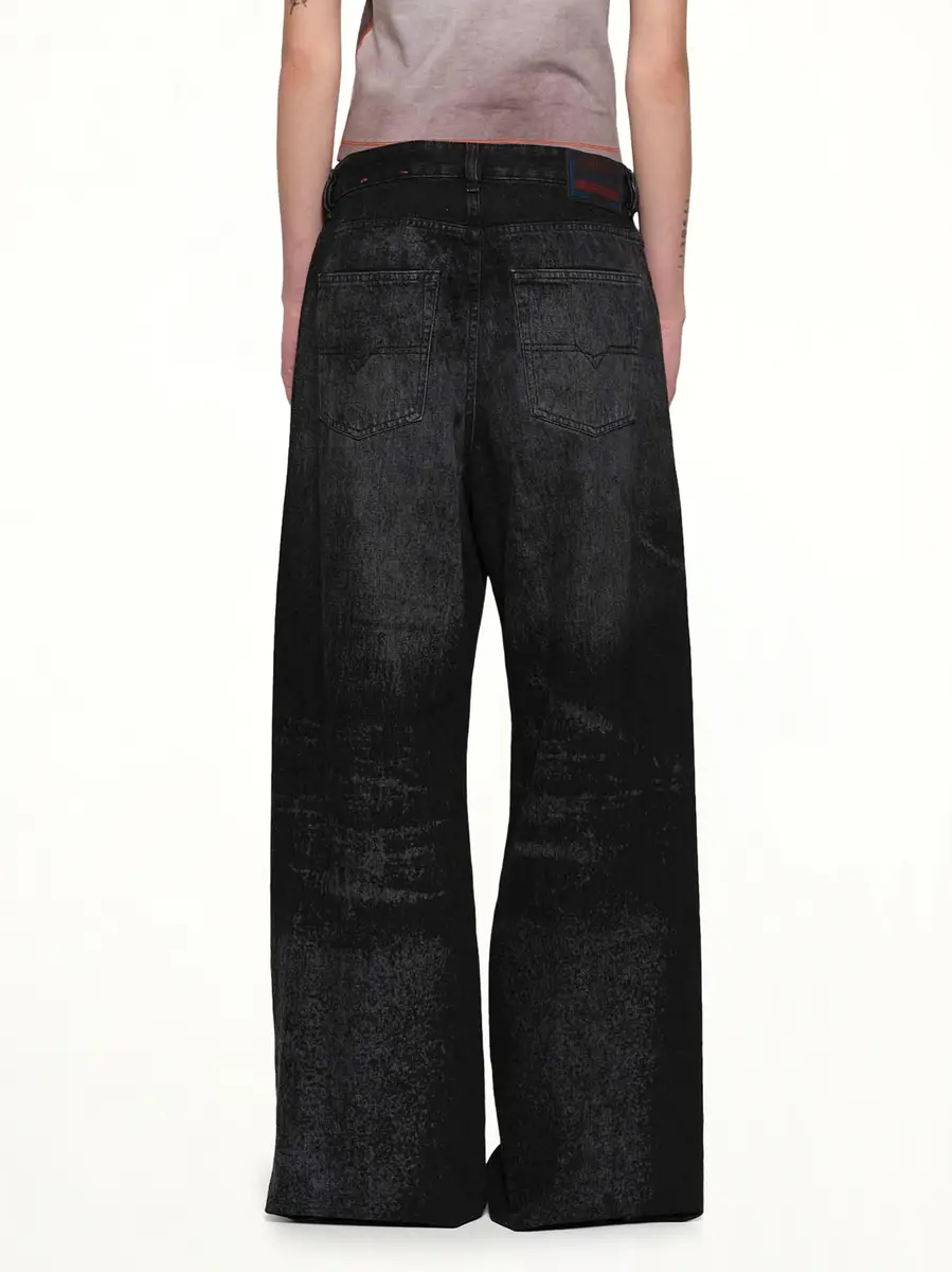 Diesel 1996 D-sire-fsh1 Wide Jeans | Thumbnail 5 Diesel 1996 D-sire-fsh1 Wide Jeans | Thumbnail 5