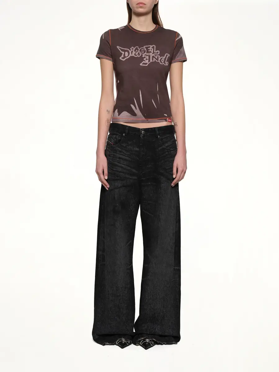 Diesel 1996 D-sire-fsh1 Wide Jeans | Thumbnail 7 Diesel 1996 D-sire-fsh1 Wide Jeans | Thumbnail 7