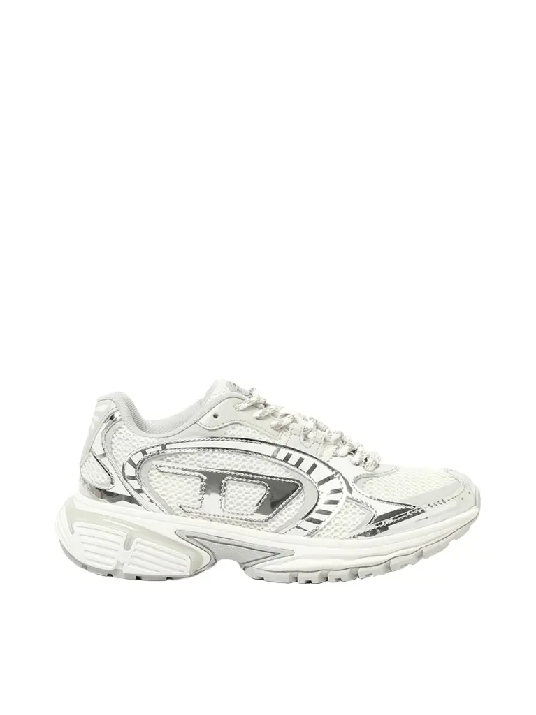 Diesel S-pro-v-dense Low Sneaker in White/silver White