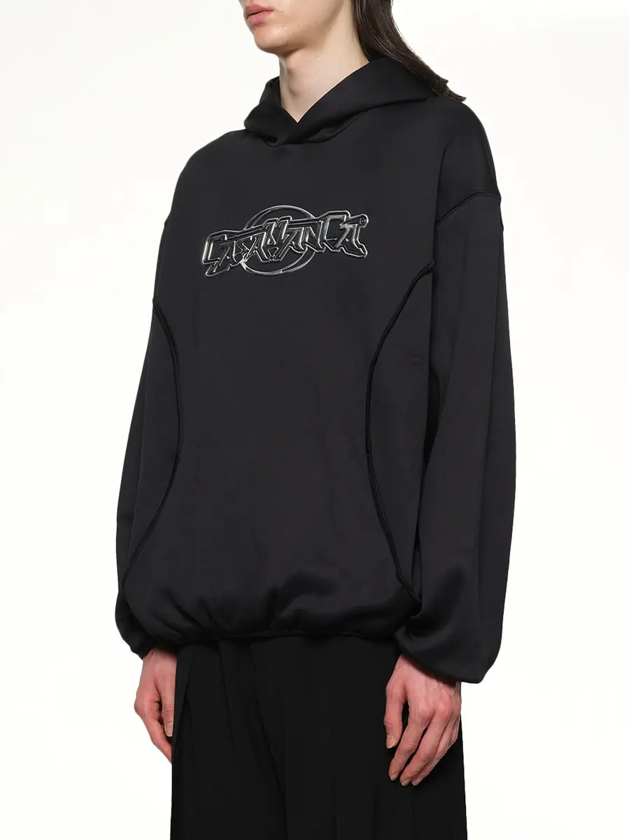 Casablanca Oversized Panelled Hoodie | Thumbnail 2 Casablanca Oversized Panelled Hoodie | Thumbnail 2