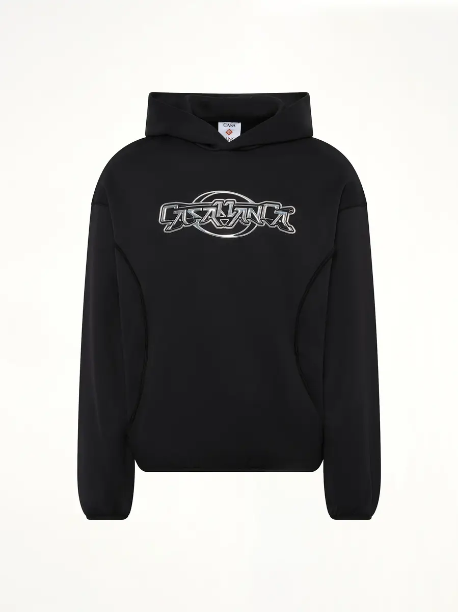 Casablanca Oversized Panelled Hoodie | Thumbnail 3 Casablanca Oversized Panelled Hoodie | Thumbnail 3