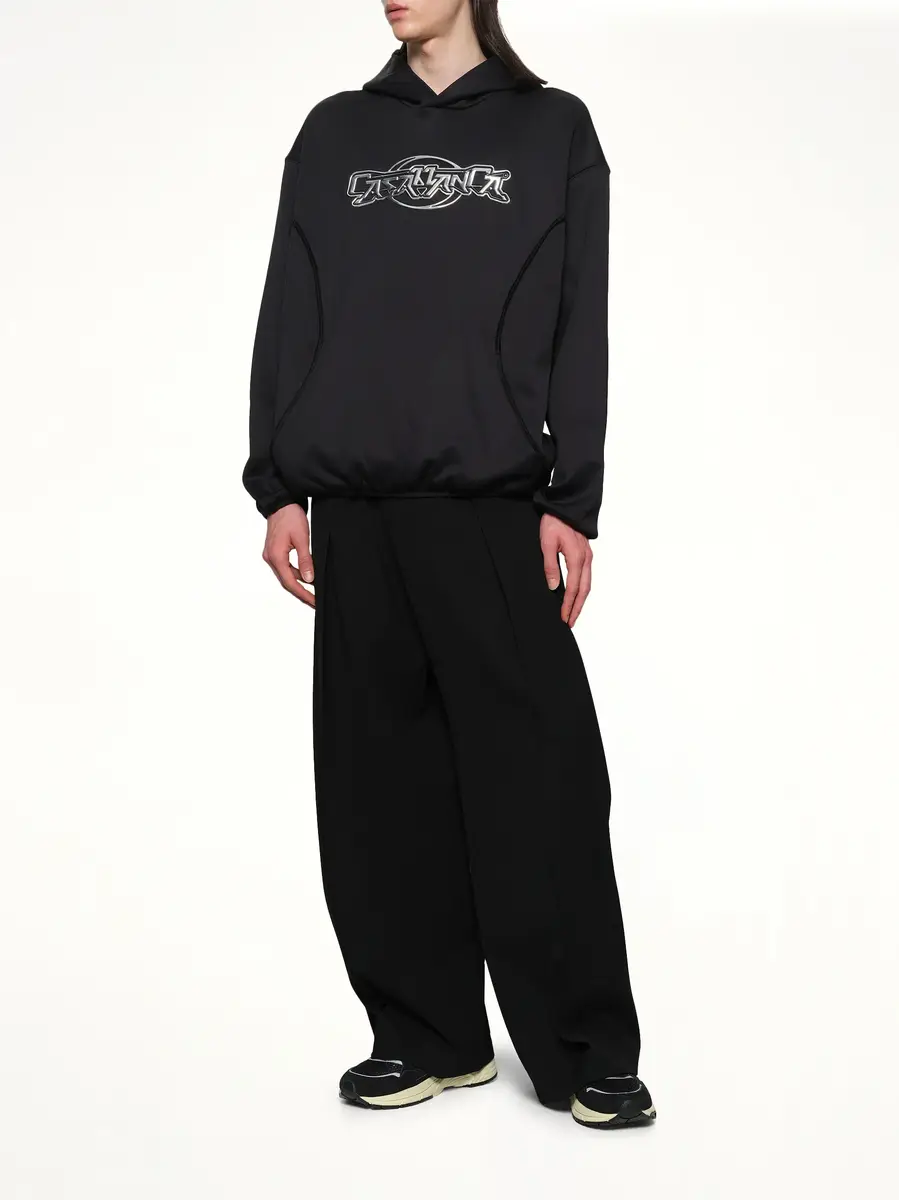 Casablanca Oversized Panelled Hoodie | Thumbnail 4 Casablanca Oversized Panelled Hoodie | Thumbnail 4