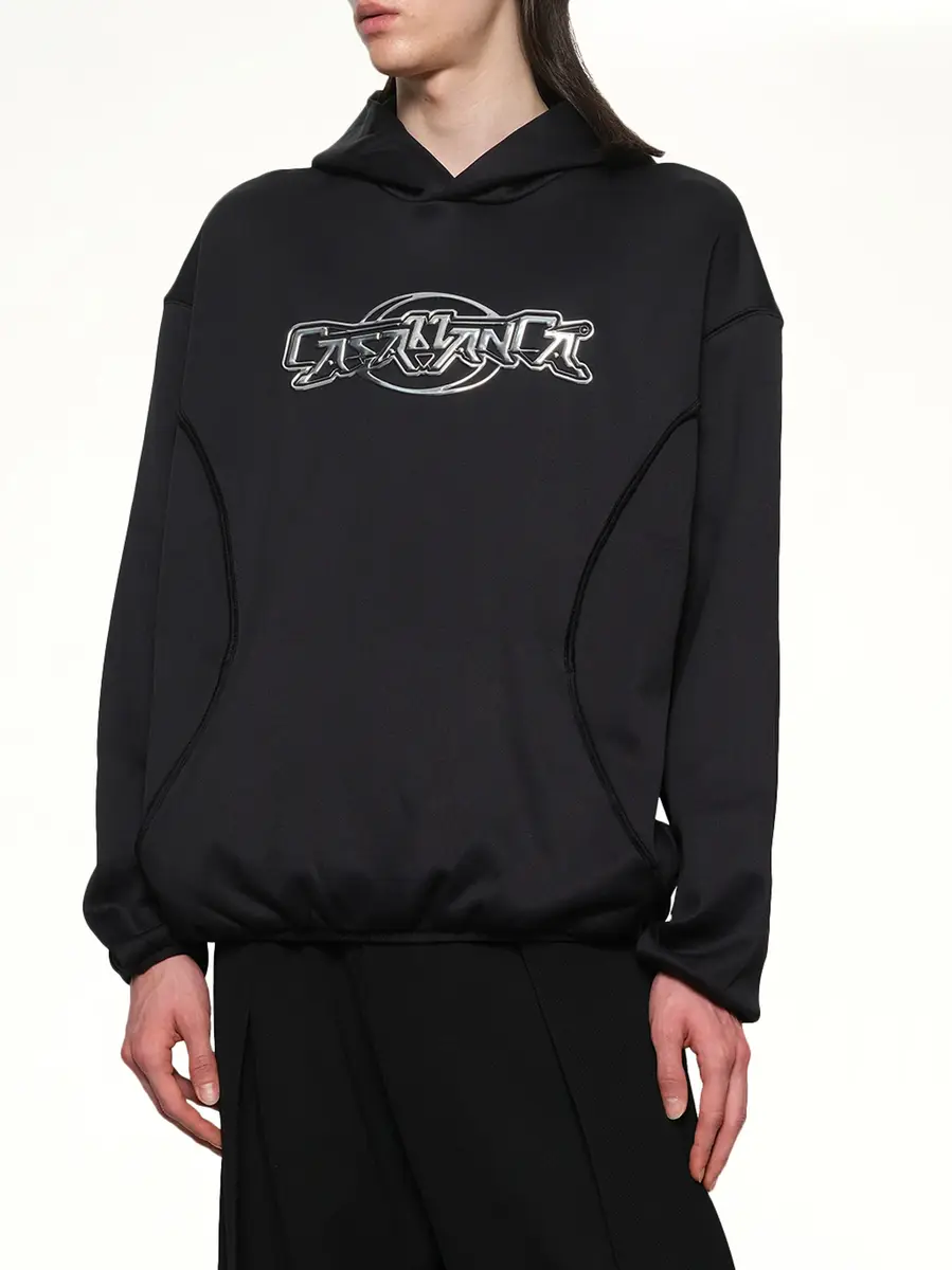 Casablanca Oversized Panelled Hoodie | Thumbnail 6 Casablanca Oversized Panelled Hoodie | Thumbnail 6