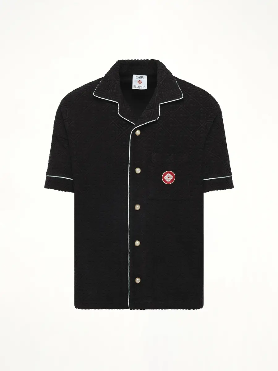 Casablanca Towelling Monogram Shirt | Thumbnail 3 Casablanca Towelling Monogram Shirt | Thumbnail 3