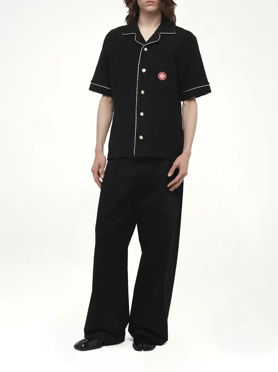 Casablanca Towelling Monogram Shirt | Thumbnail 4 Casablanca Towelling Monogram Shirt | Thumbnail 4