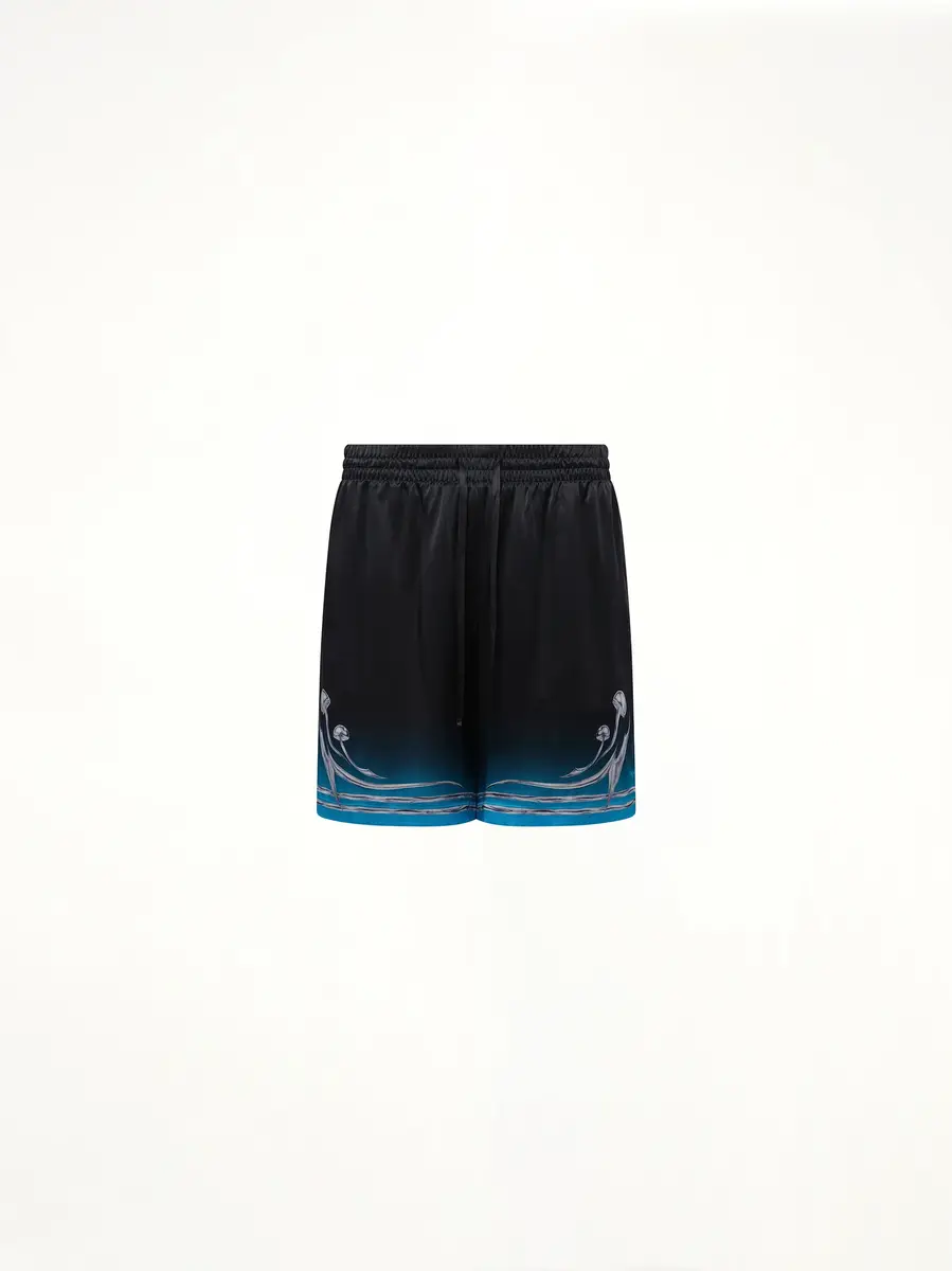 Casablanca Silk Satin Blades Shorts | Thumbnail 3 Casablanca Silk Satin Blades Shorts | Thumbnail 3