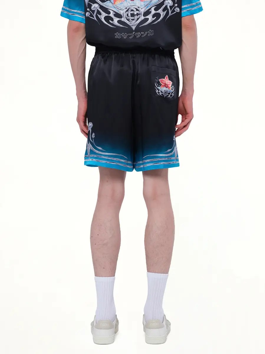 Casablanca Silk Satin Blades Shorts | Thumbnail 5 Casablanca Silk Satin Blades Shorts | Thumbnail 5