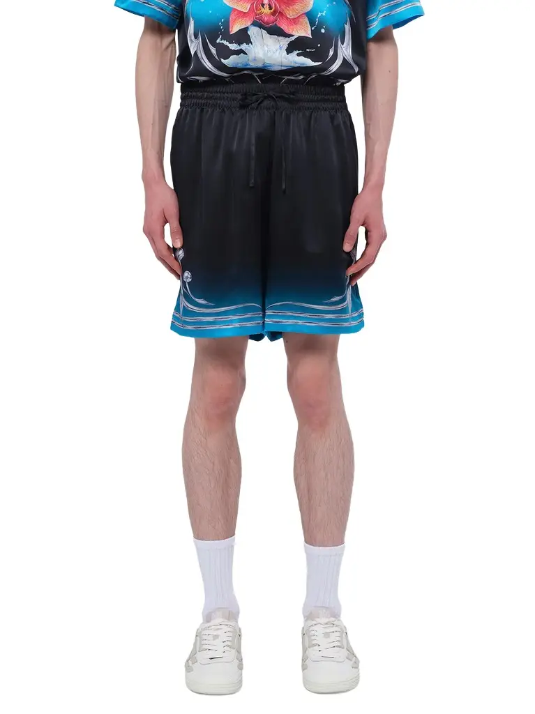Casablanca Silk Satin Blades Shorts | Image 1 Casablanca Silk Satin Blades Shorts | Image 1