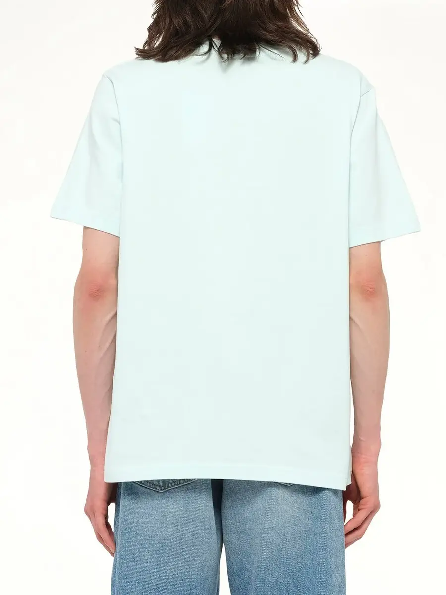 Casablanca Manga Tennis Ball T-shirt in Pale Blue | Thumbnail 5