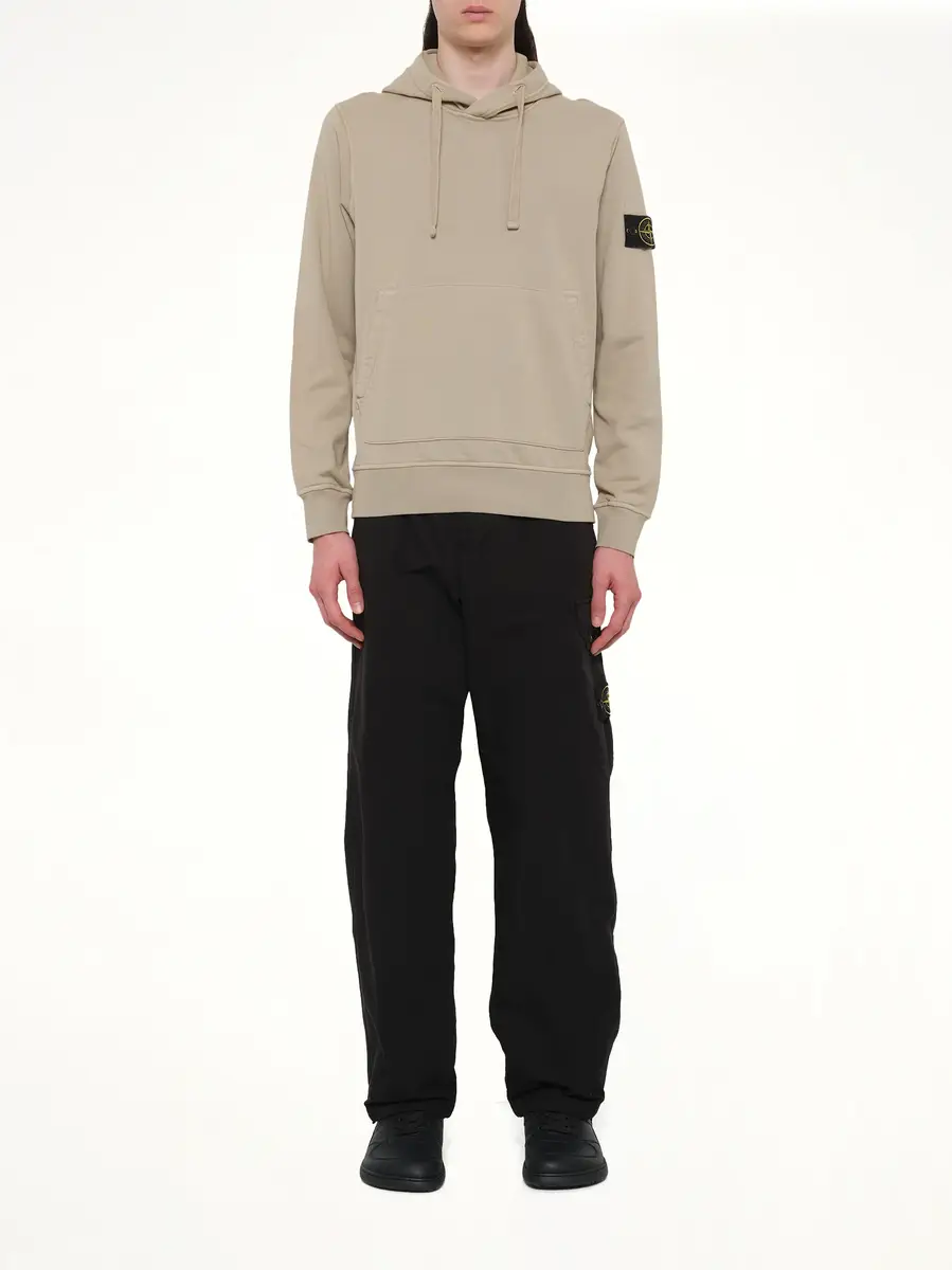 Stone Island 610006 Cotton Fleece Hoodie | Thumbnail 7