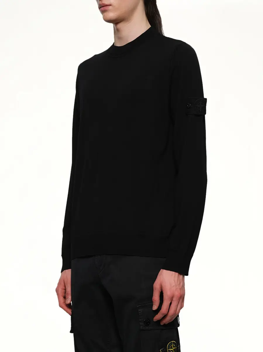 Stone Island 510007 Wool Crew Neck Sweater | Thumbnail 2