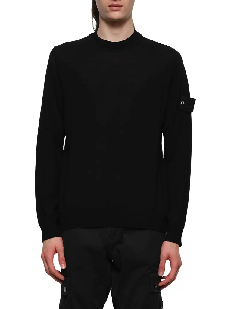 Stone Island 510007 Wool Crew Neck Sweater