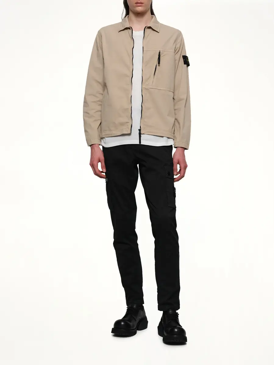 Stone Island 120000 Supima Overshirt | Thumbnail 4 Stone Island 120000 Supima Overshirt | Thumbnail 4